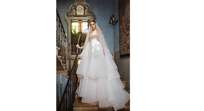 فستان زفاف من تصميم جورج حبيقة