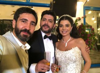 وسام صباغ ينشر الصورة الأولى من زفاف طوني عيسى ويبارك للعروسين