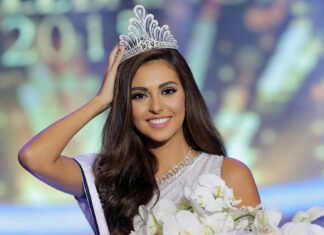 فاليري ابو شقرا في اطلالة جذابة خلال حفل انتخاب ملكة جمال لبنان 2022